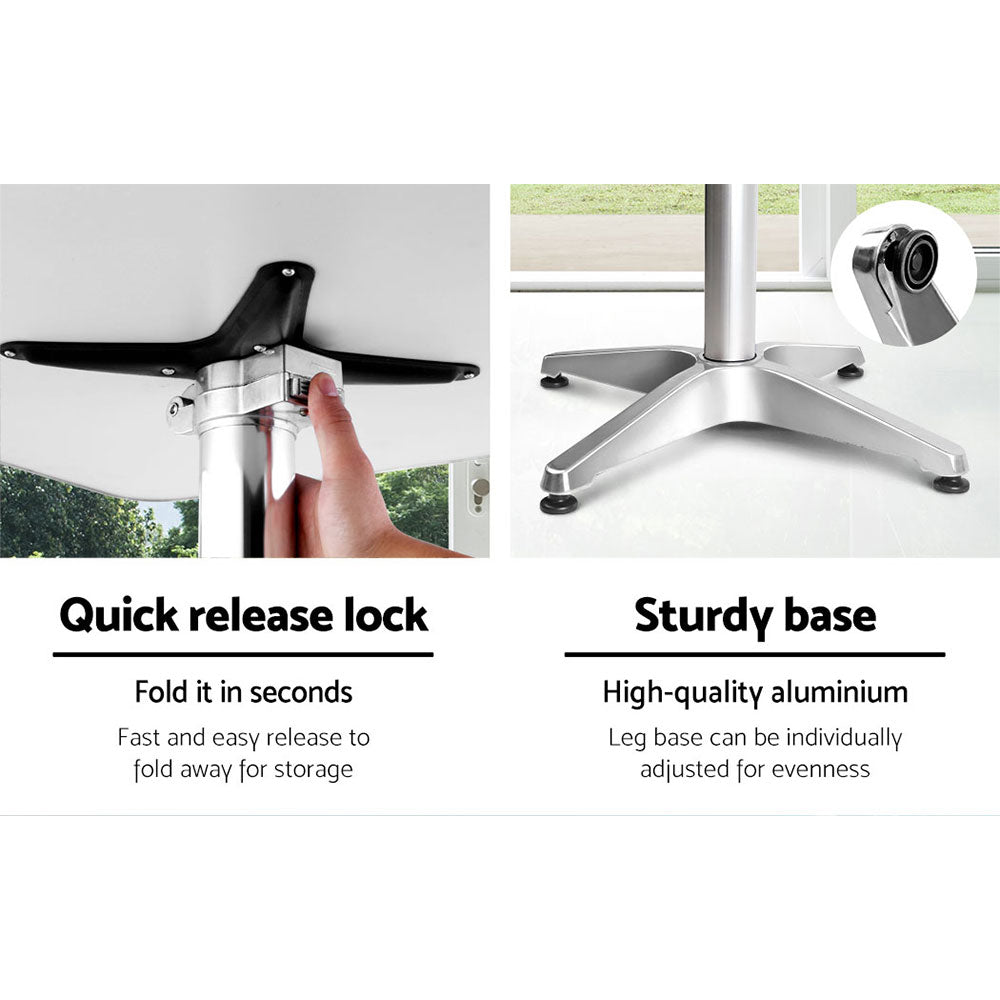 Adjustable Outdoor Bar Table - Square