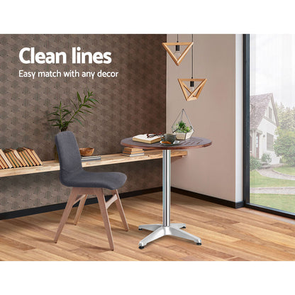 Outdoor Round Wooden Bar Table