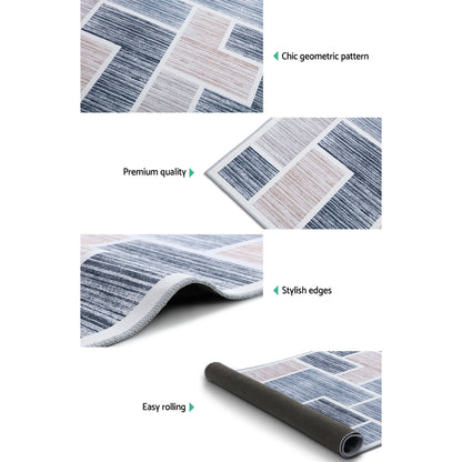 200x290cm Area Rug Large Carpet Soft Short Pile Modern Oblo