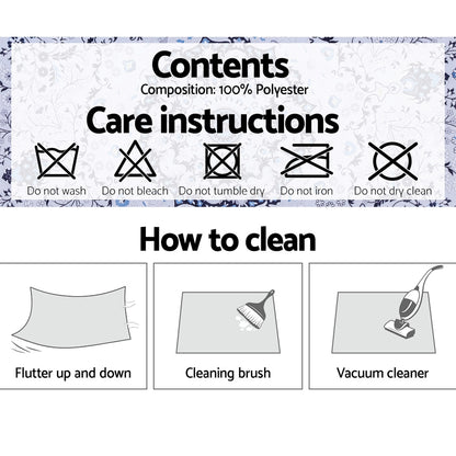 200x290cm Area Rug Large Carpet Soft Short Pile Modern Gaspar