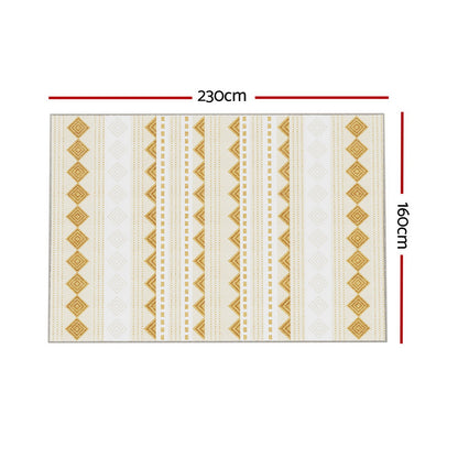 160x230cm Area Rug Washable Mat Large Carpet Soft Short Pile Ella