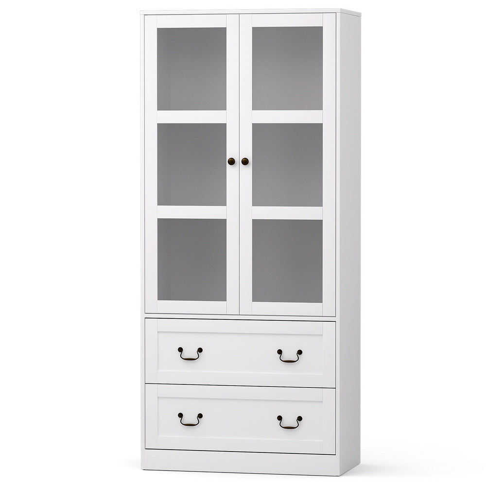 Buffet Sideboard 180cm Hutch Storage Cabinet - White
