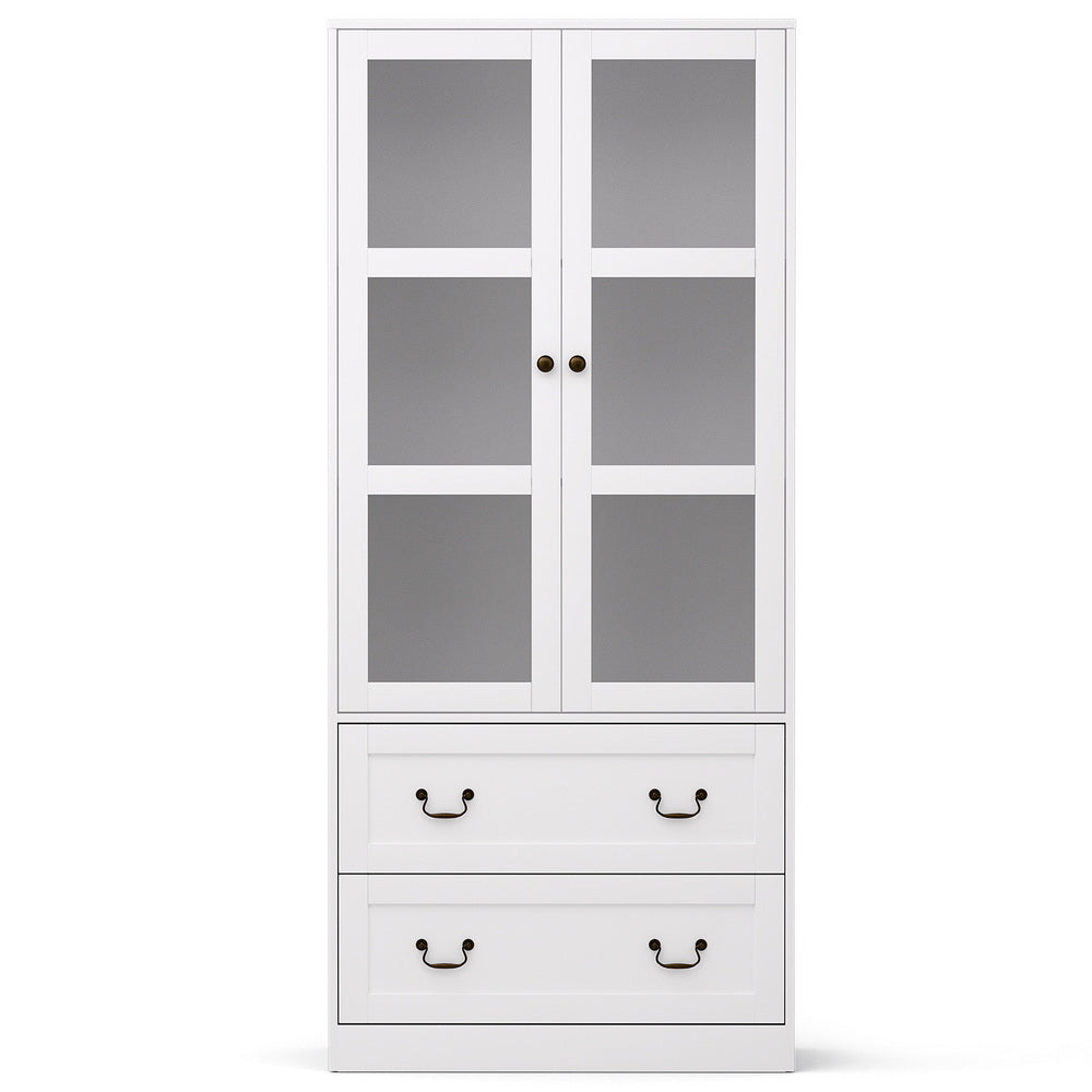 Buffet Sideboard 180cm Hutch Storage Cabinet - White