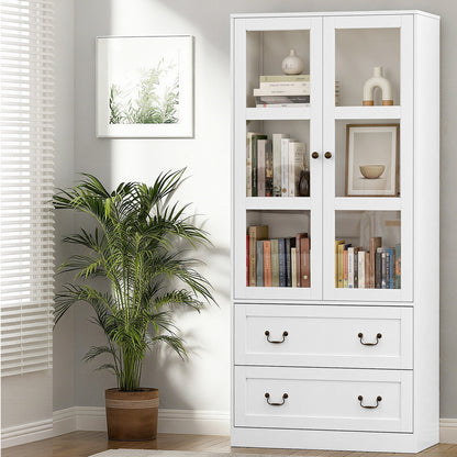 Buffet Sideboard 180cm Hutch Storage Cabinet - White