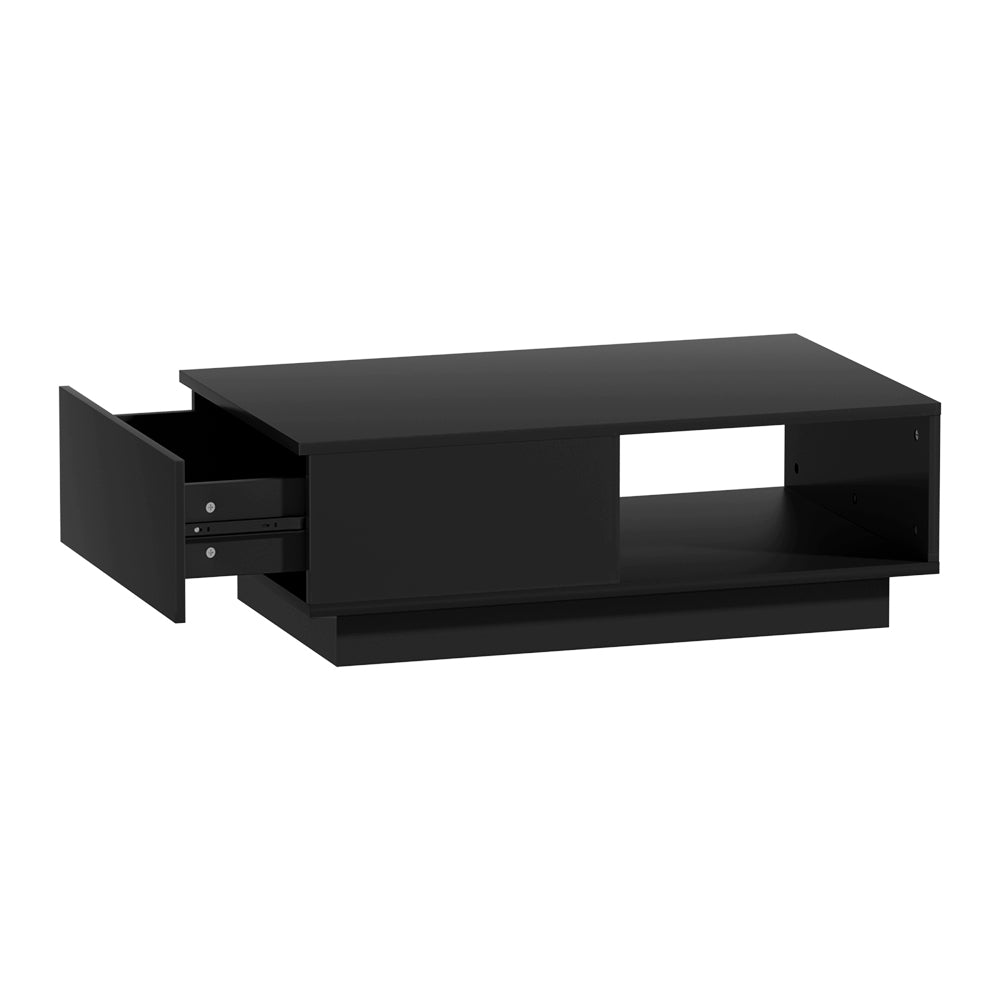 LED Lights Coffee Table - Black