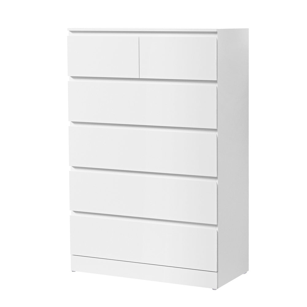 Pepe 6 Chest of Drawers - White