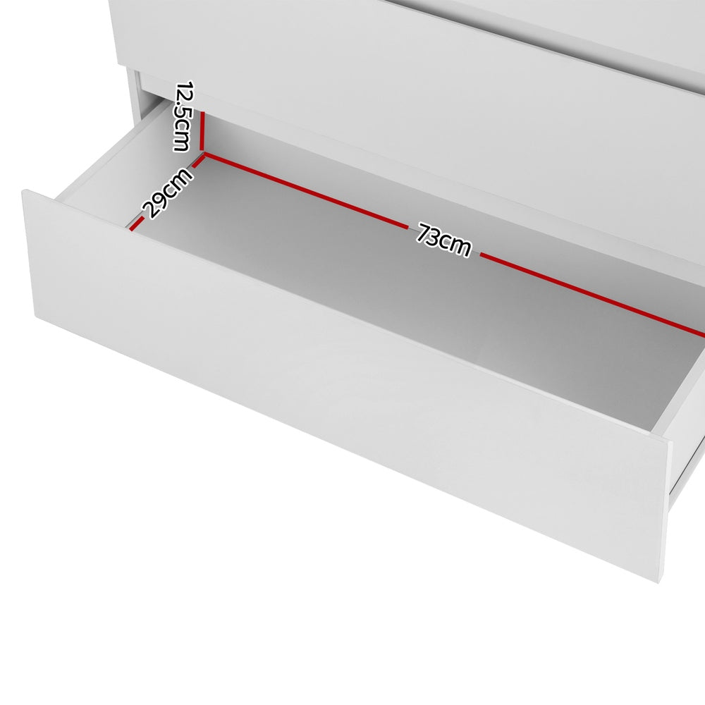 Pepe 6 Chest of Drawers - White