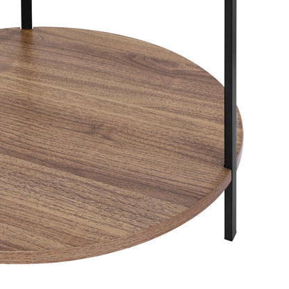 Cedric Coffee Table Side Table Round - White