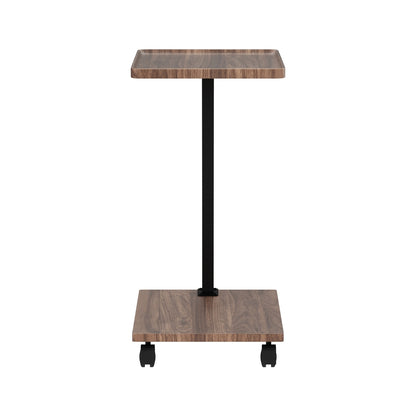 C Shaped Coffee Table - Walnut