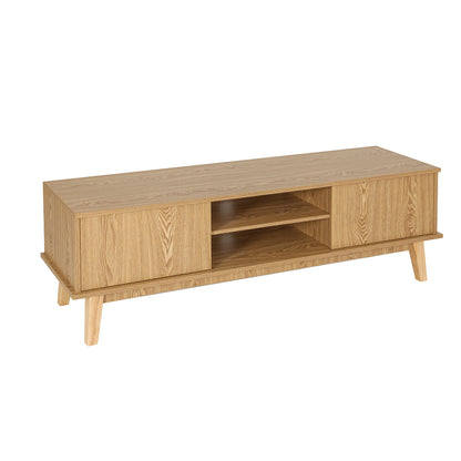 Adwen TV Cabinet Entertainment Unit 140CM - Pine
