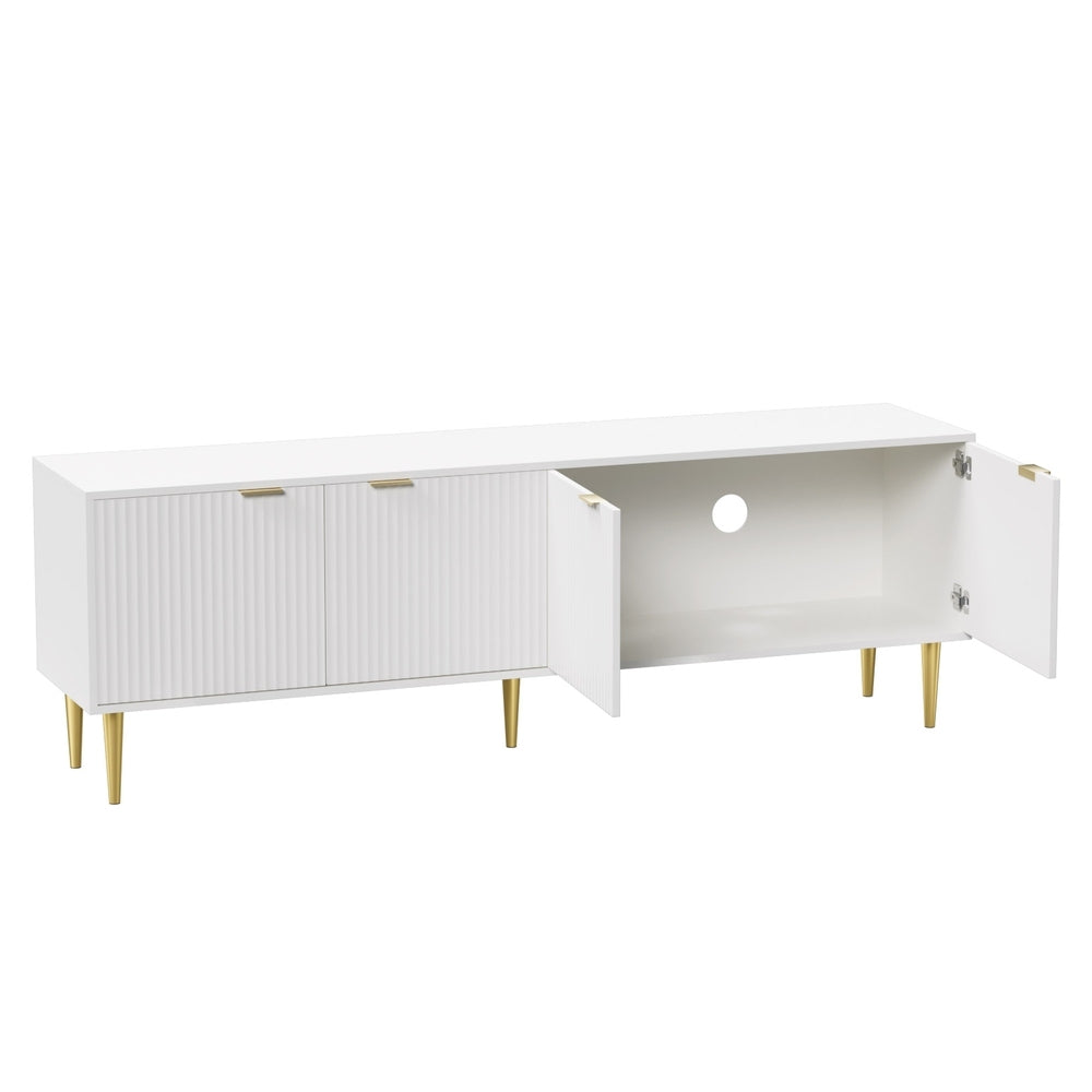 Riley TV Cabinet Entertainment Unit 180CM - White