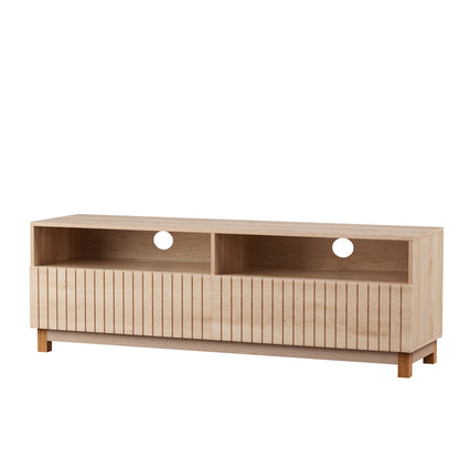 Karel TV Cabinet Entertainment Unit Stand 150CM - Pine