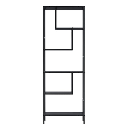 Rhys Bookshelf 5 Tiers - Black