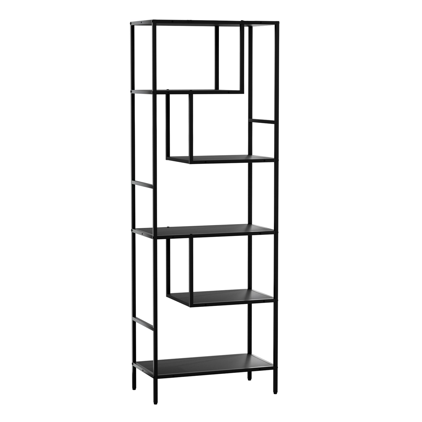 Rhys Bookshelf 5 Tiers - Black