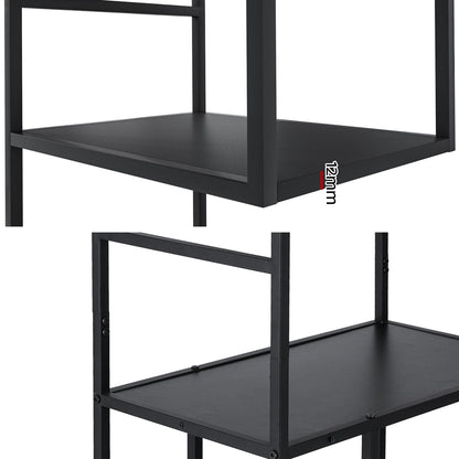 Rhys Bookshelf 5 Tiers - Black