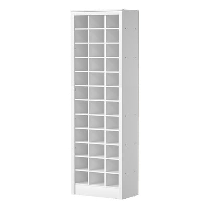 Hutus Shoe Rack 12-tier 36 Pairs Storage - White