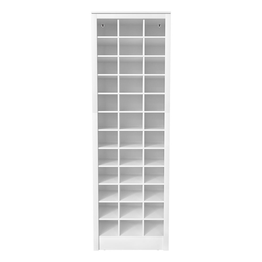 Hutus Shoe Rack 12-tier 36 Pairs Storage - White