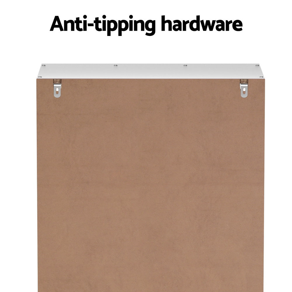 Hutus Shoe Rack 12-tier 36 Pairs Storage - White