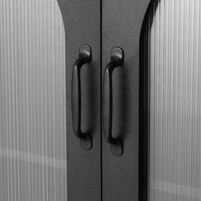 Lency Buffet Sideboard Double Doors - Black