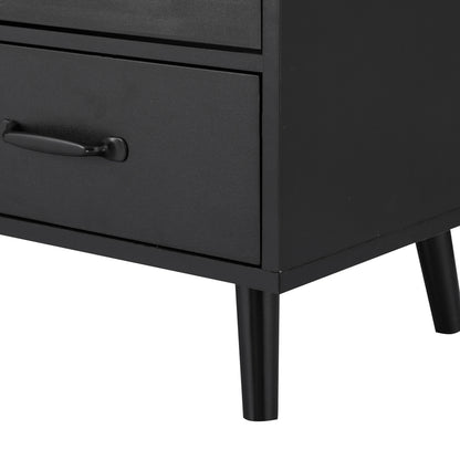 Lency Buffet Sideboard Double Doors - Black