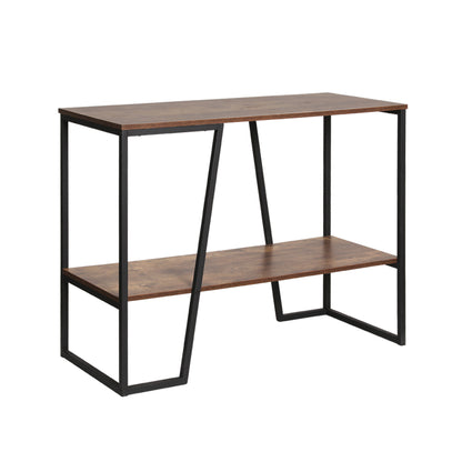 Cora Console Table 106CM 2-tier - Walnut