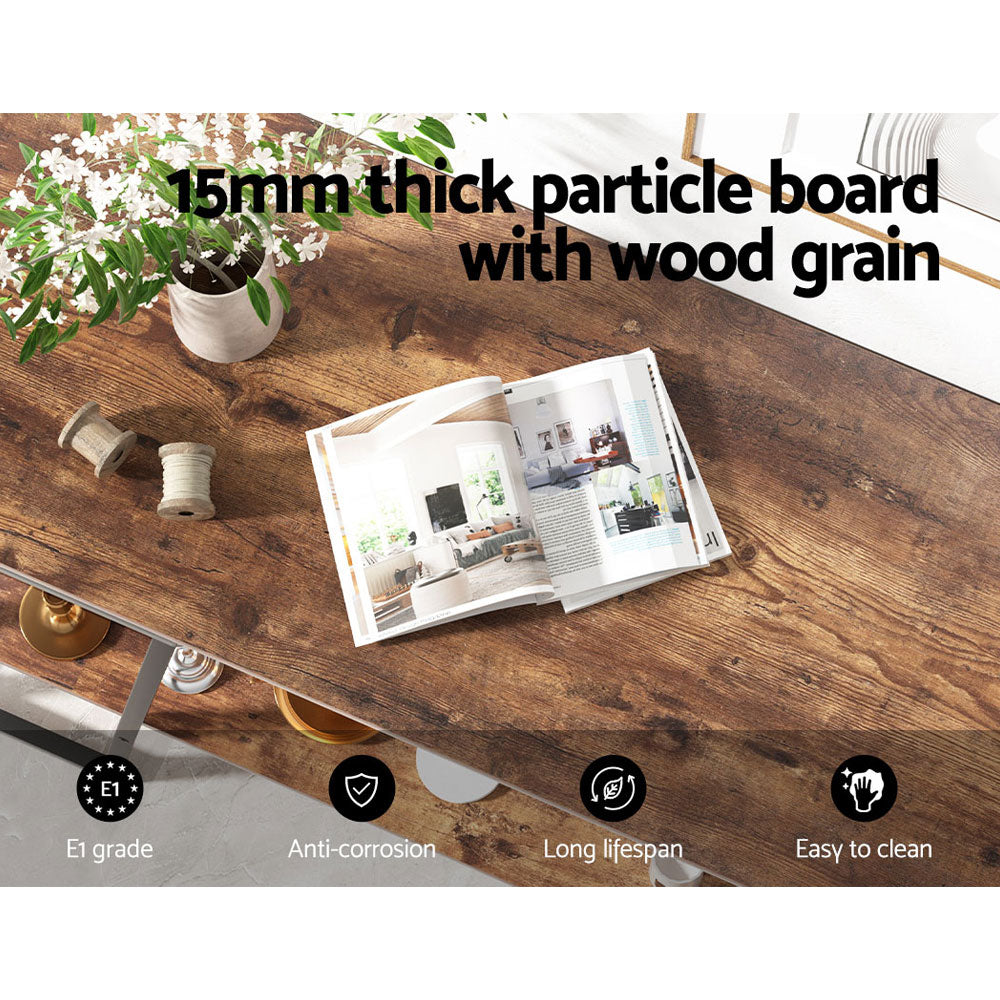 Cora Console Table 106CM 2-tier - Walnut