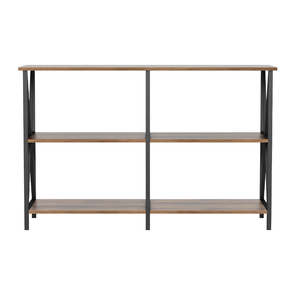 Xiah Console Table 120CM 3-tier - Walnut