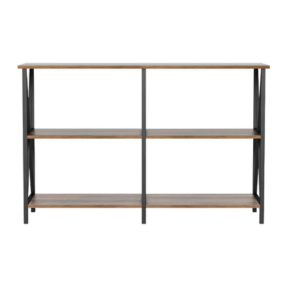 Xiah Console Table 120CM 3-tier - Walnut