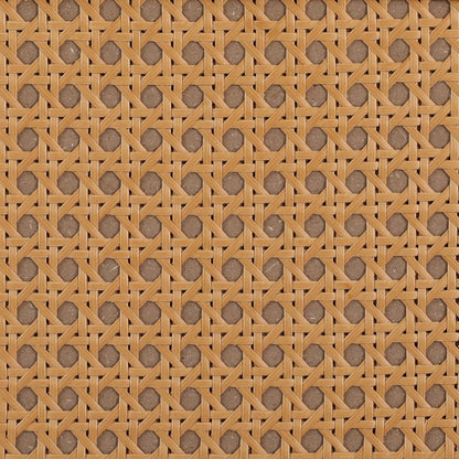 Nora Rattan Bedside Table Drawers Nightstand - Oak