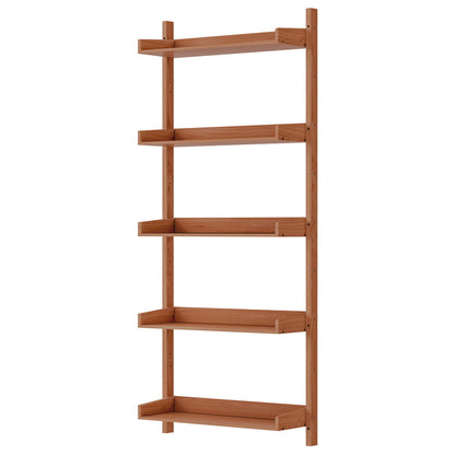Capiz Bookshelf Floating Shelf - Oak