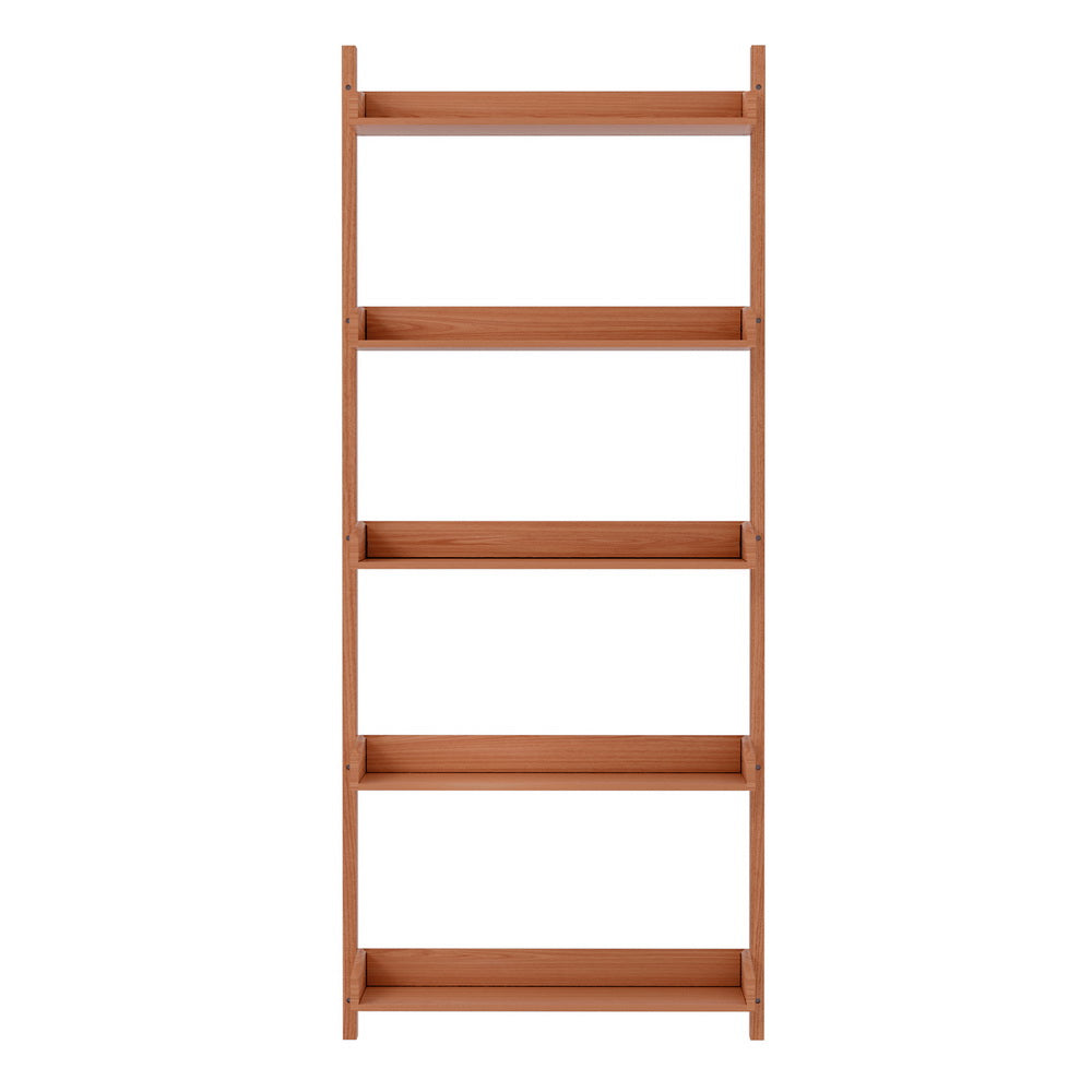 Capiz Bookshelf Floating Shelf - Oak