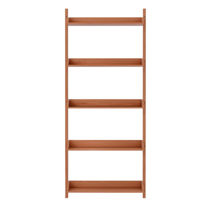Capiz Bookshelf Floating Shelf - Oak
