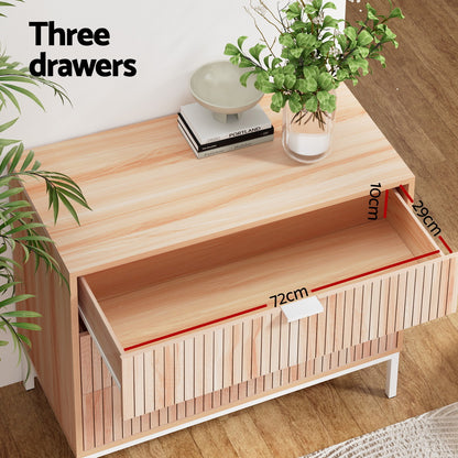 Lura 3 Chest of Drawers  - Pine