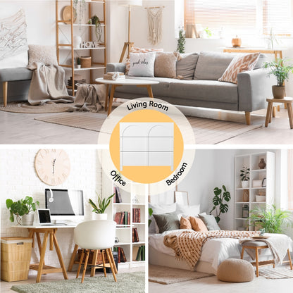 3 Chest of Drawers Lowboy Dresser Cabinet - White