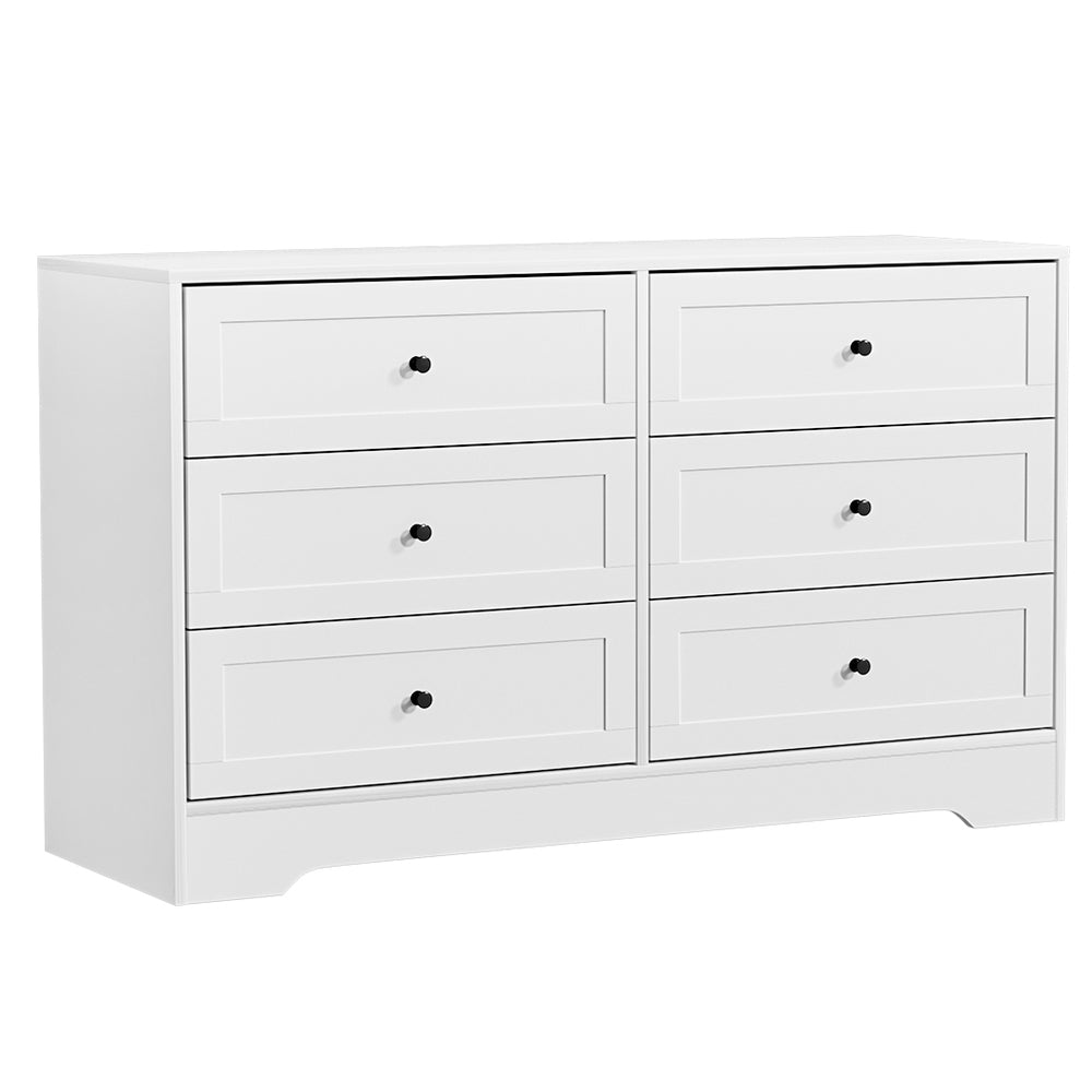 Leif 6 Chest of Drawers - White