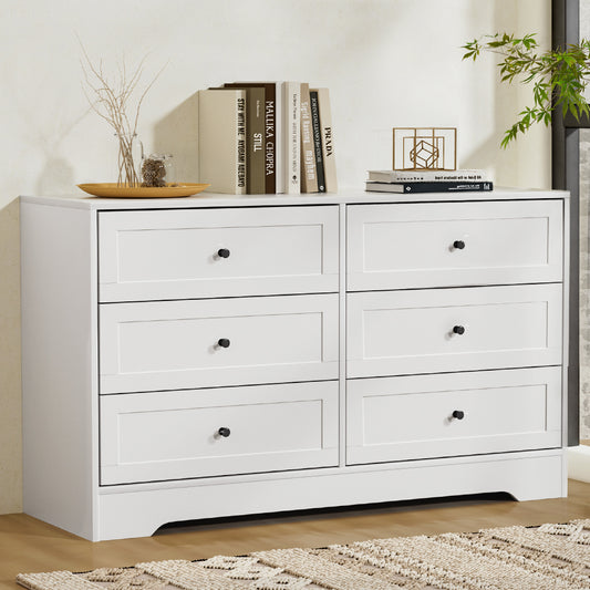 Leif 6 Chest of Drawers - White