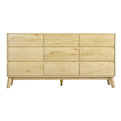 Xavi 9 Chest of Drawers Tallboy Cabinet - Pine