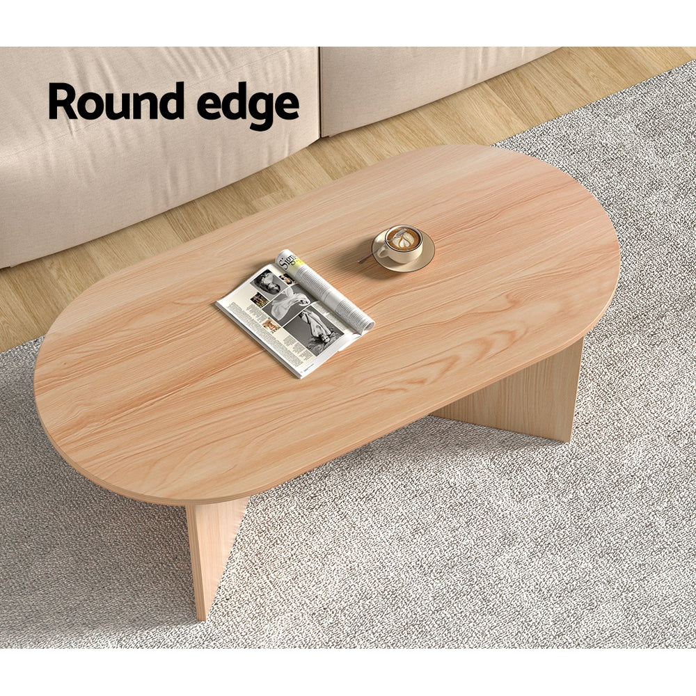 Alva Coffee Table Oval 110CM - Pine