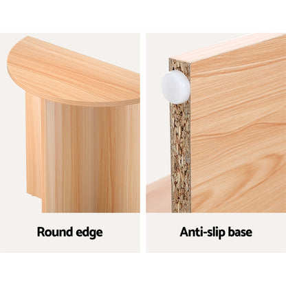 Elva Coffee Table Semi-circle 48CM - Pine