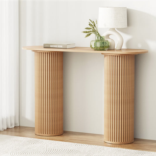 Blake Console Table Oval 115CM - Pine
