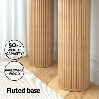 Blake Console Table Oval 115CM - Pine