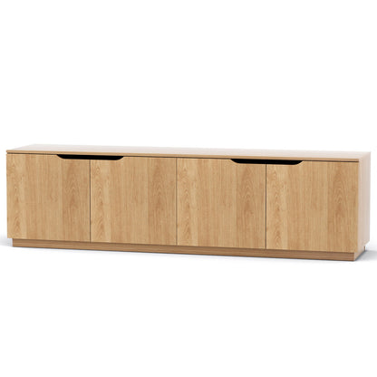 TV Unit Entertainment Unit Storage Cabinet 180cm - Pine