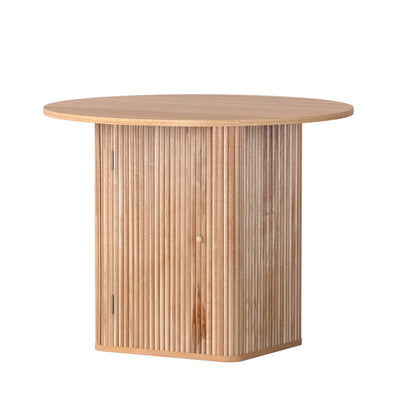 1M Dining Table with Storage Base - Pine