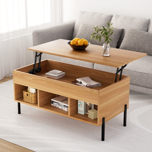 Lift-Top Coffee Table - Oak