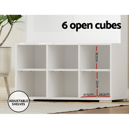 Max Shoe Rack Cabinet Hall Tree Coat Rack 180CM - White