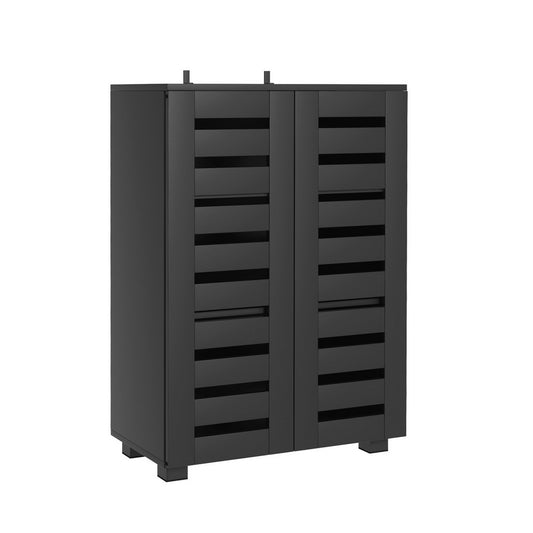 Alster Shoe Rack Storage Cabinet 20 Pairs 5-tier - Black