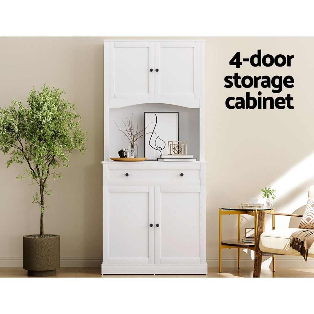 Beini Buffet Sideboard Cabinet - White