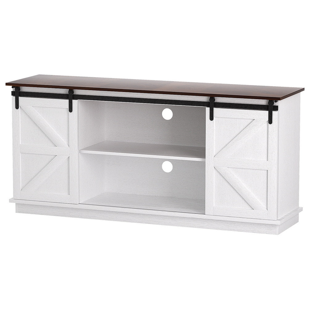 Rustic Barn Buffet Sideboard Storage - White