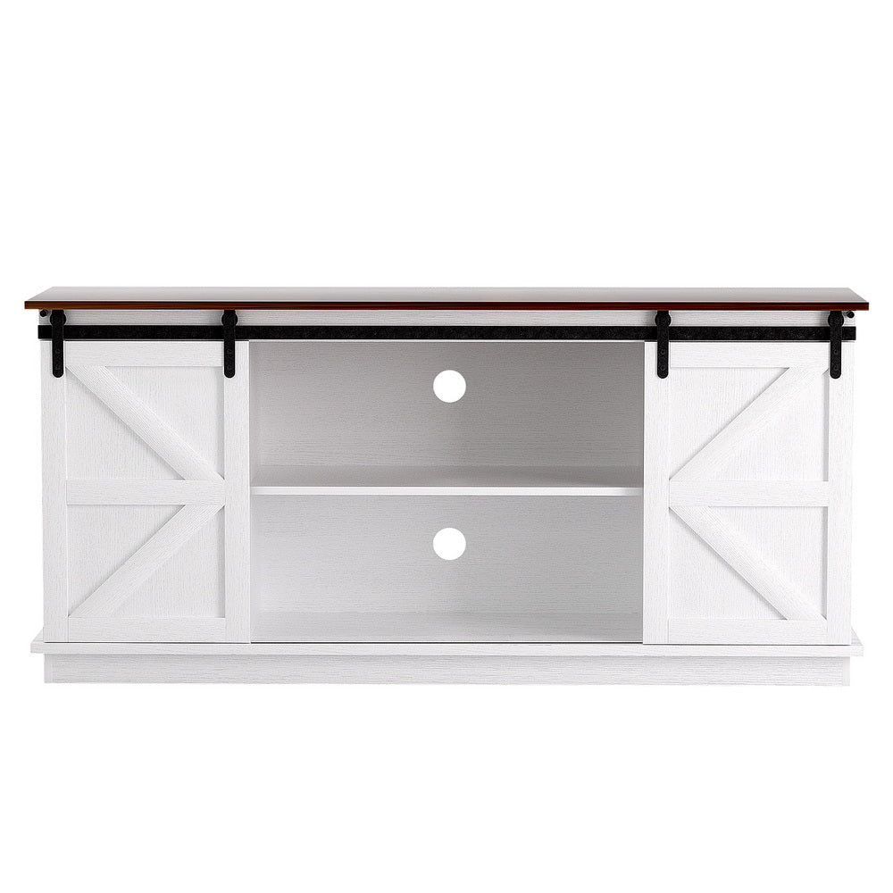 Rustic Barn Buffet Sideboard Storage - White