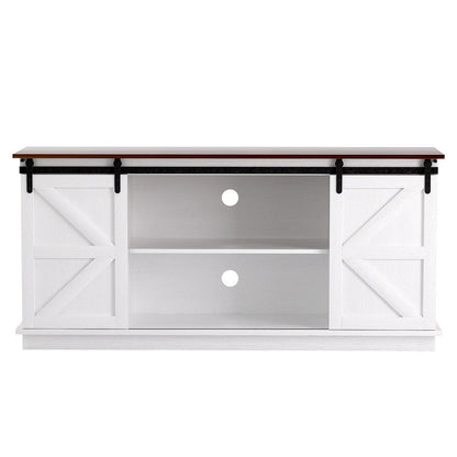 Rustic Barn Buffet Sideboard Storage - White